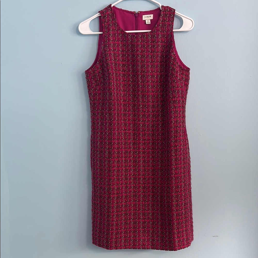 J. Crew Pink Ribbed Halter Mini Dress
